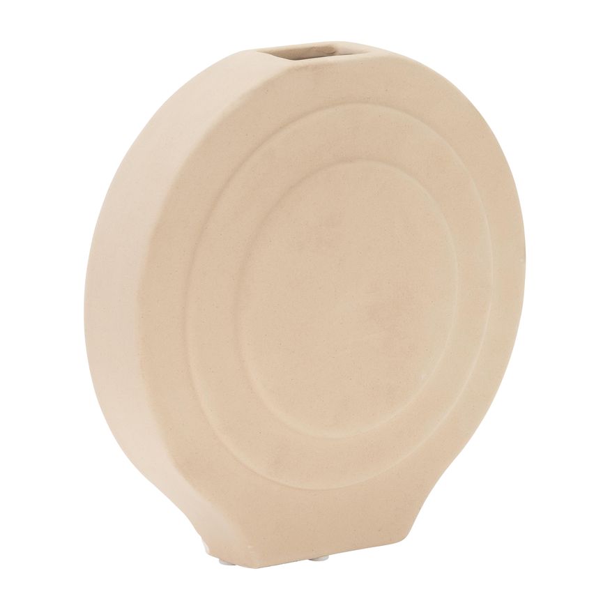 Sagebrook 7" Dol Round Vase - Irish Cream