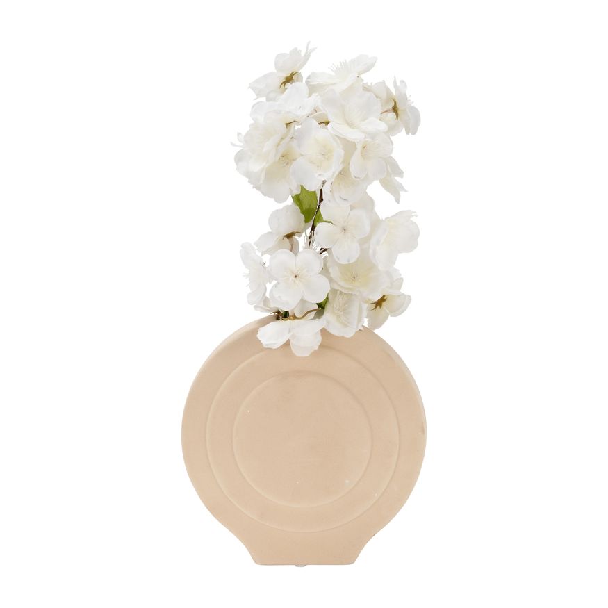 Sagebrook 7" Dol Round Vase - Irish Cream