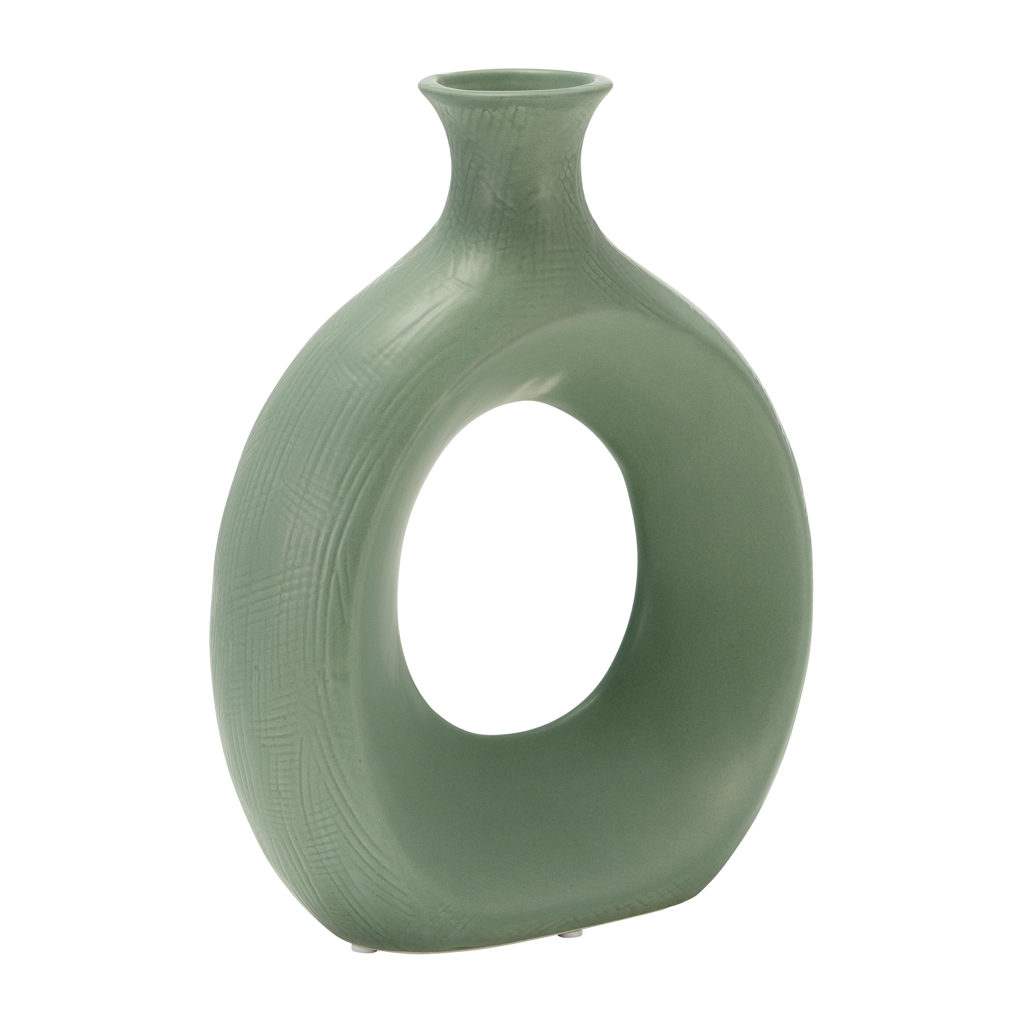 Sagebrook 10" Dolomite Open Cut Vase