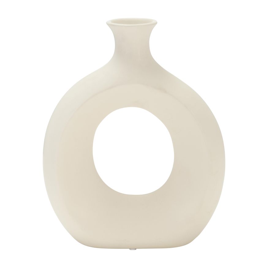 Sagebrook 10" Dolomite Open Cut Vase