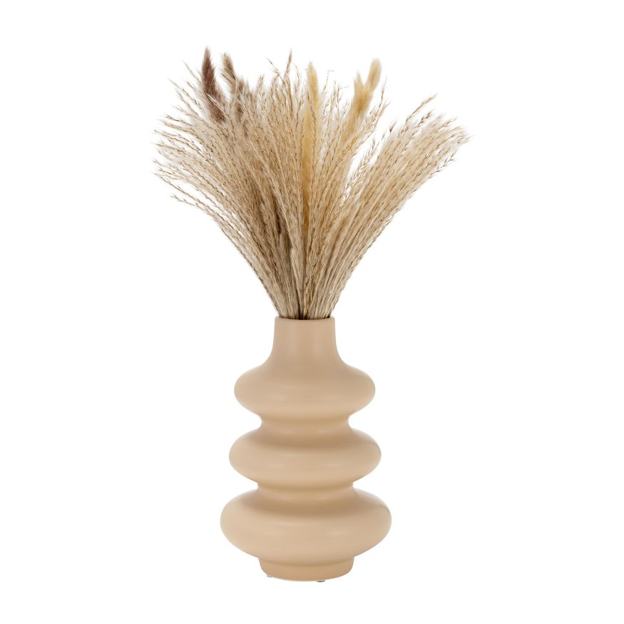 Sagebrook 9" Dolomite Stacked Spheres - Irish Cream