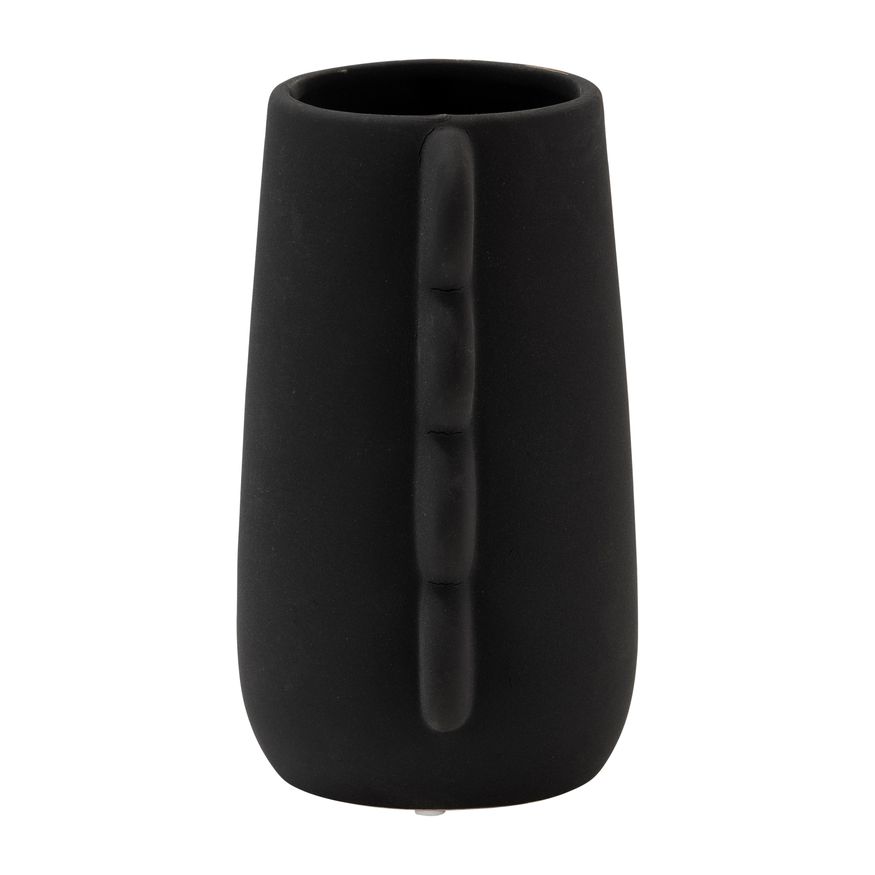 Sagebrook 7" Dol Eared Vase - Black