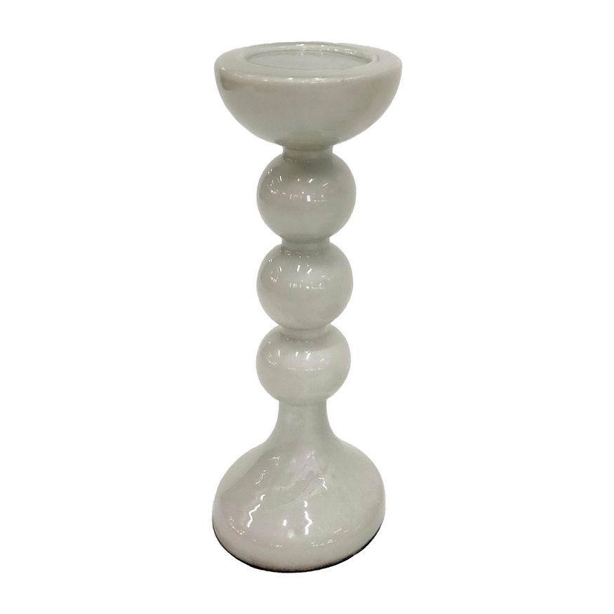 Sagebrook 13" Glass Bubbly Candle Holder