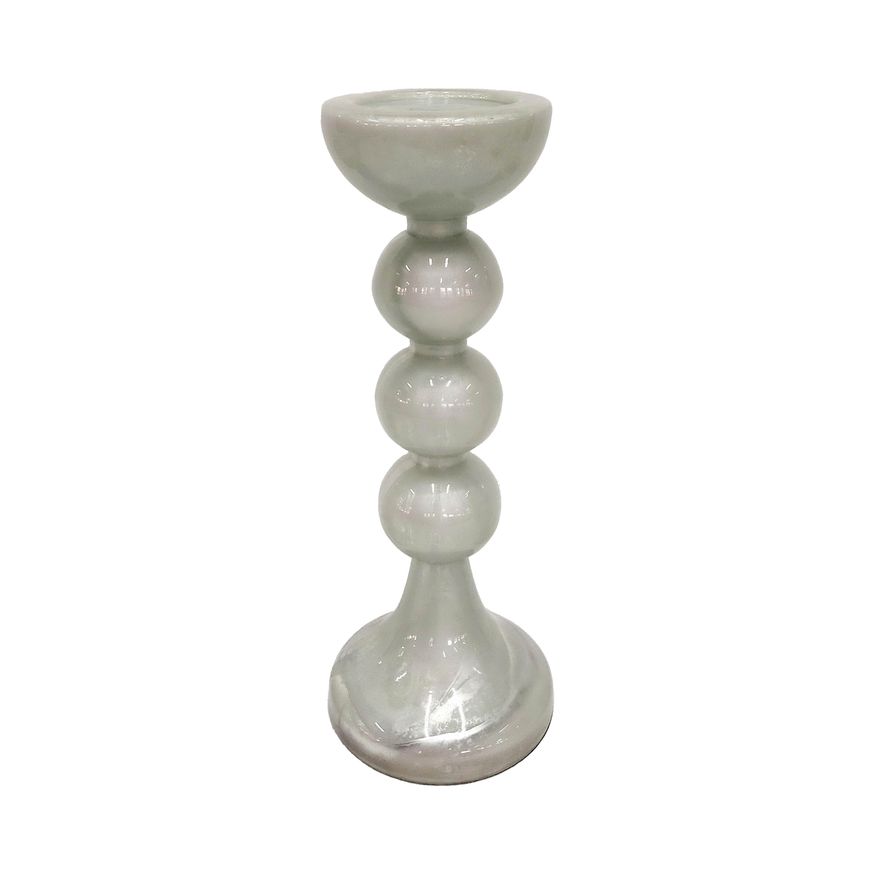 Sagebrook 13" Glass Bubbly Candle Holder