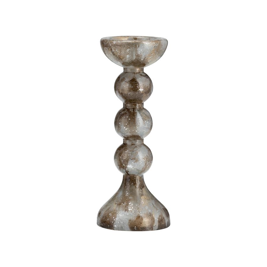 Sagebrook 13" Glass Bubbly Candle Holder