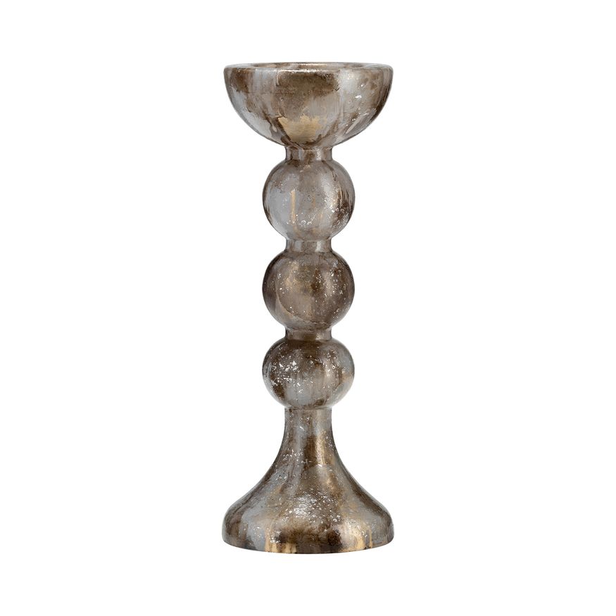 Sagebrook 13" Glass Bubbly Candle Holder