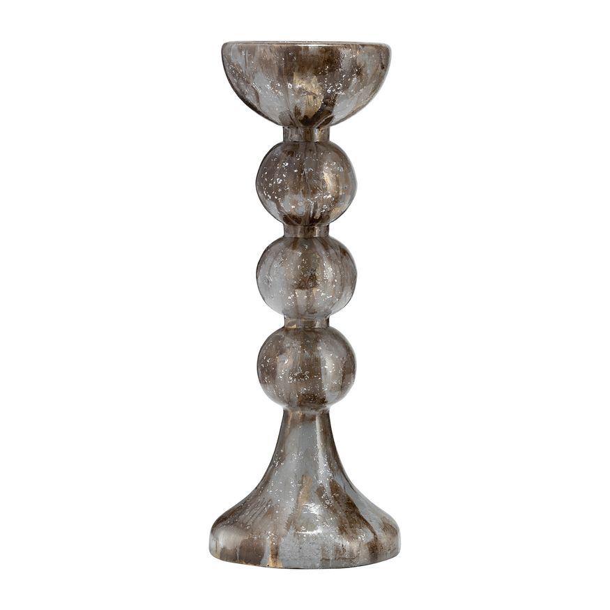 Sagebrook 13" Glass Bubbly Candle Holder