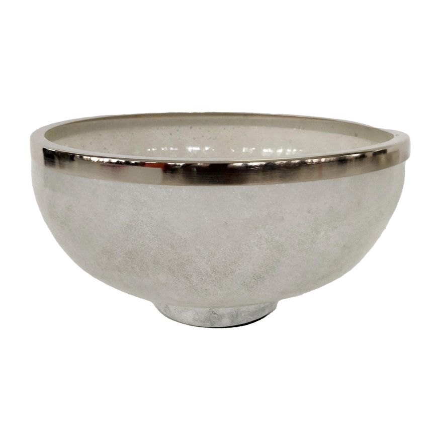 Sagebrook 10" Glass Bowl With Ring Decor