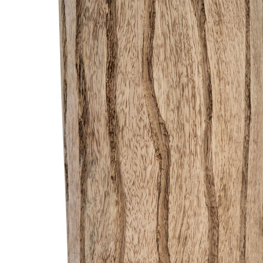 Sagebrook 60" Wood Totem Pillar - Brown