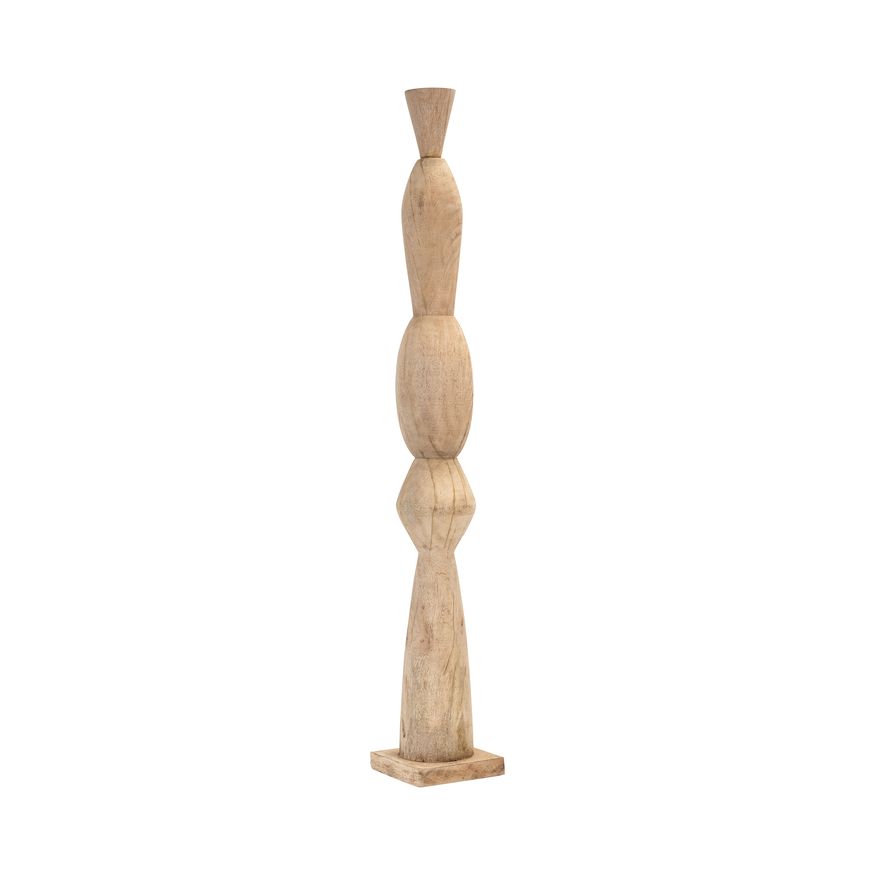 Sagebrook 60" Wood Totem Pillar