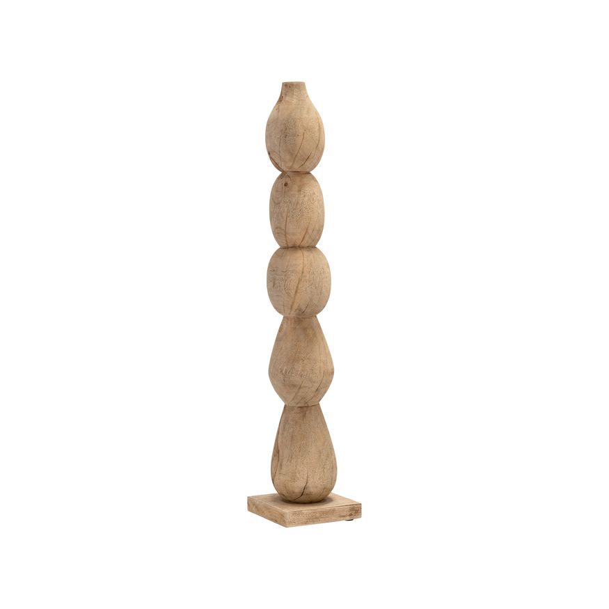 Sagebrook 60" Wood Totem Pillar