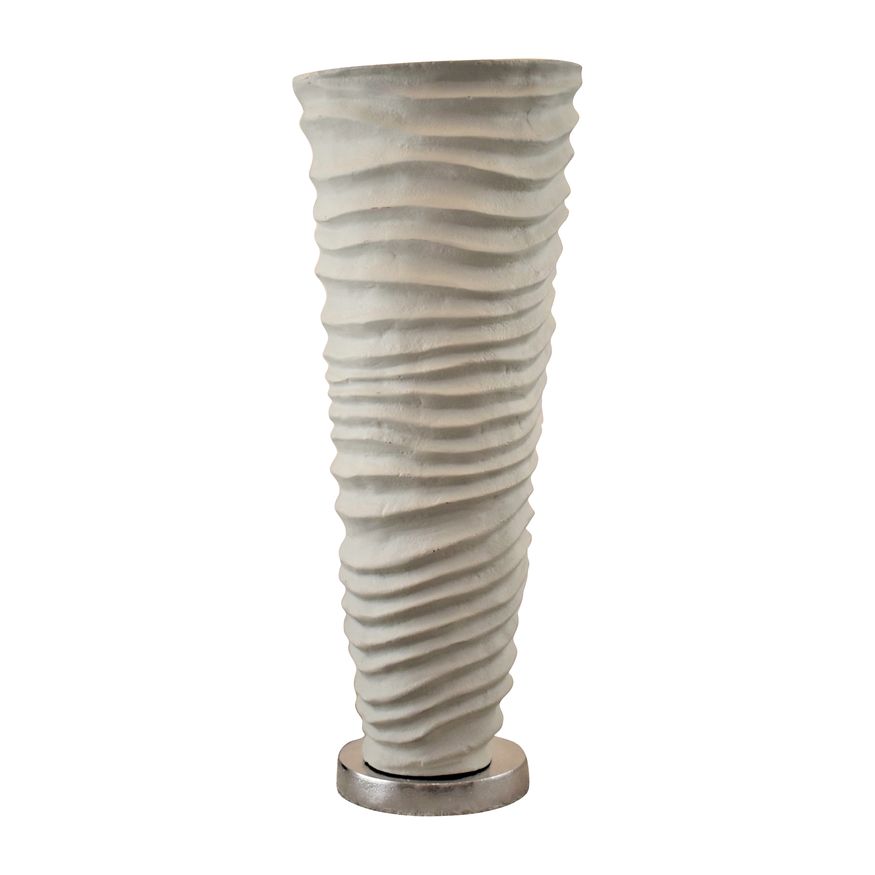 Sagebrook 15" Metal Rugged Vase