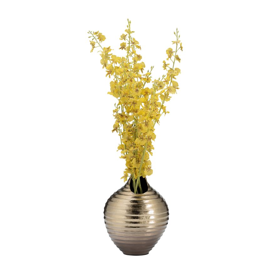 Sagebrook 12" Metal Shell Like Vase - Gold