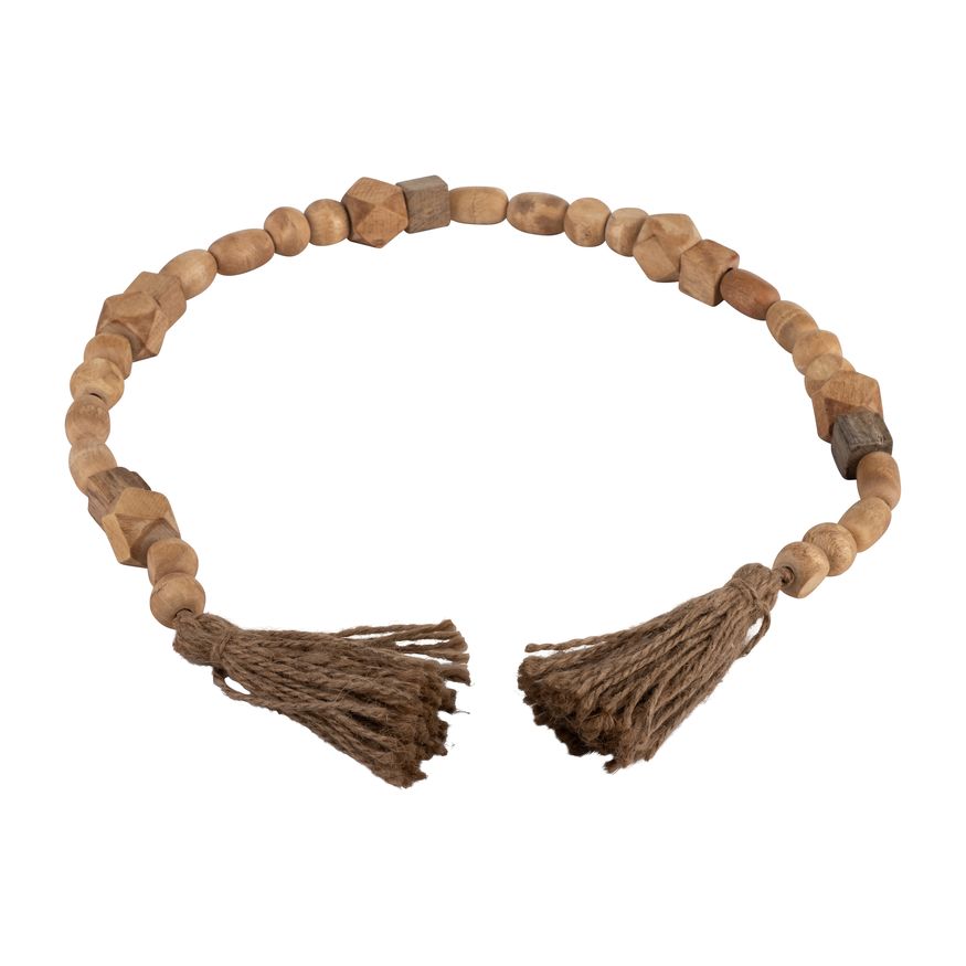 Sagebrook 31" Wood Bead Garland