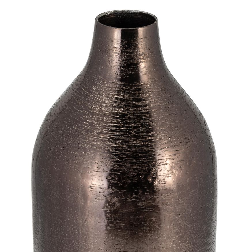 Sagebrook 18" Metal Cylinder Vase - Black