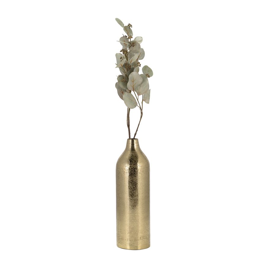 Sagebrook 15" Metal Cylinder Vase - Gold