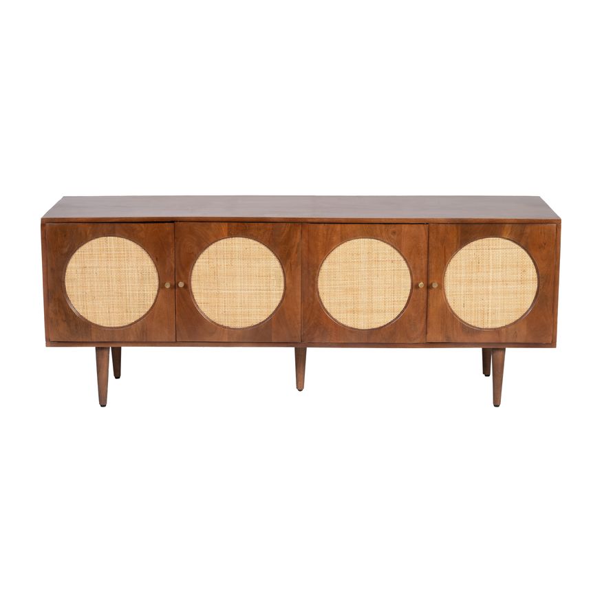 Sagebrook Wood 4-Door Console