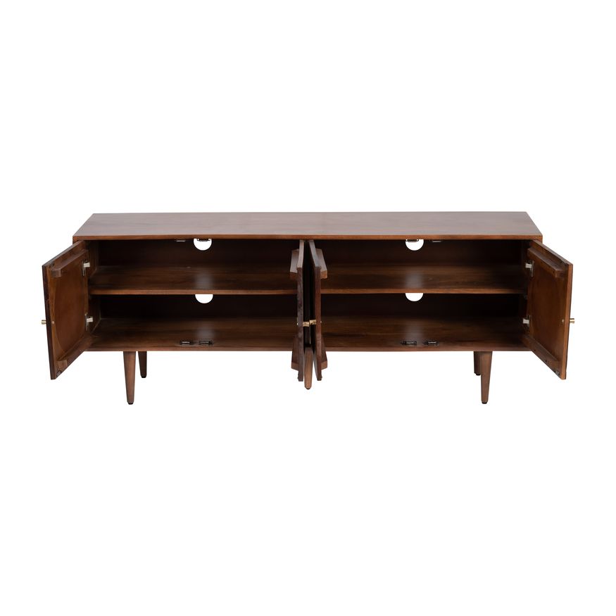 Sagebrook Wood 4-Door Console