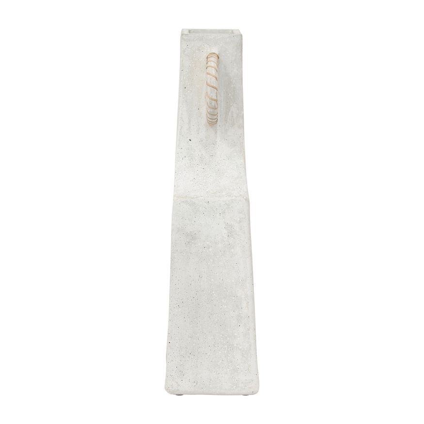 Sagebrook 21" Ecomix Abstract Vase - White