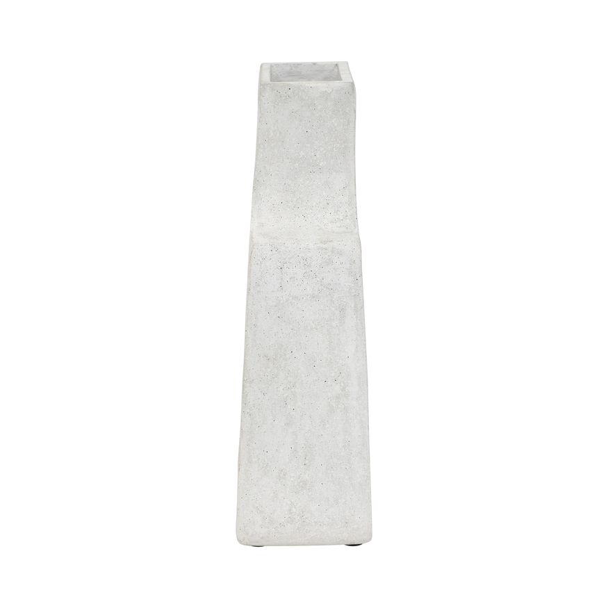 Sagebrook 19" Ecomix Abstract Vase - White