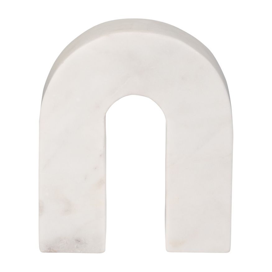 Sagebrook 7" Marble Horseshoe Table Top Decor