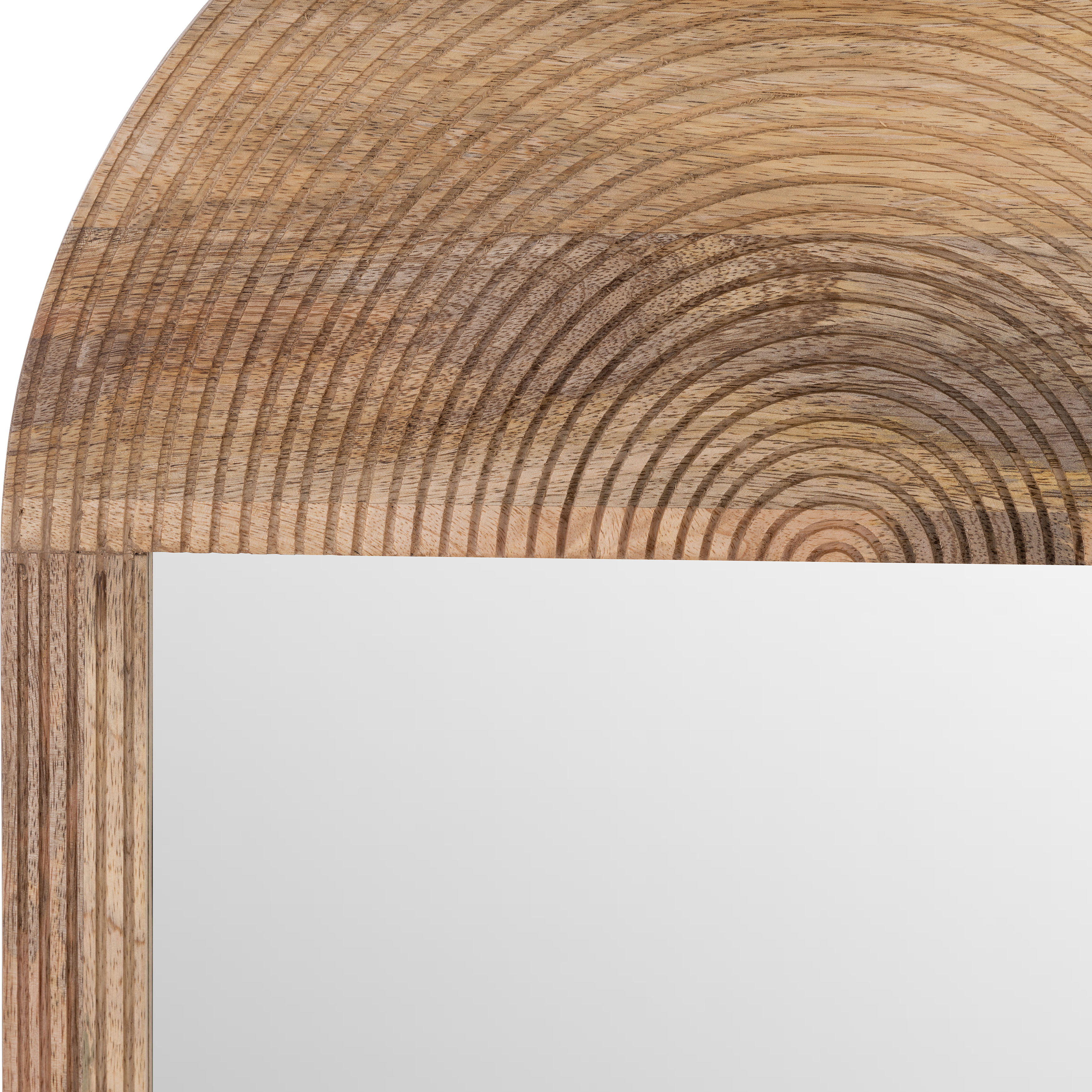 Sagebrook™ 34" Wood Oval Mirror - Brown