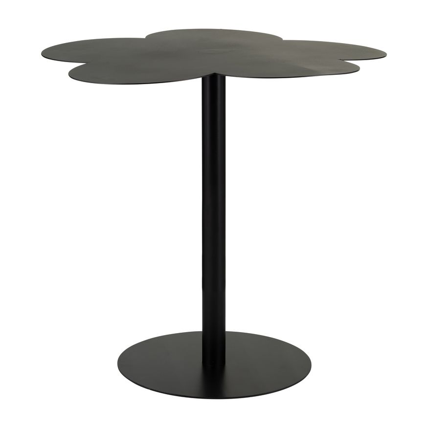 Sagebrook Clover Shaped Side Table - Black