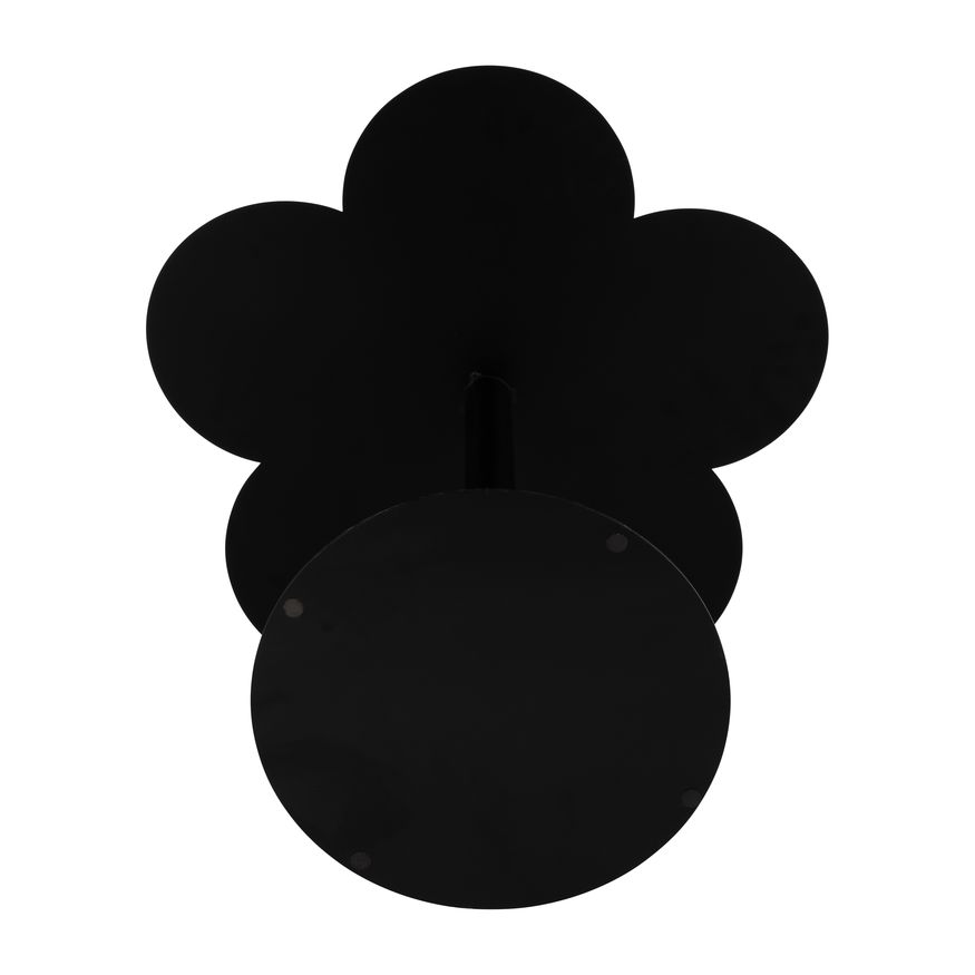 Sagebrook Clover Shaped Side Table - Black