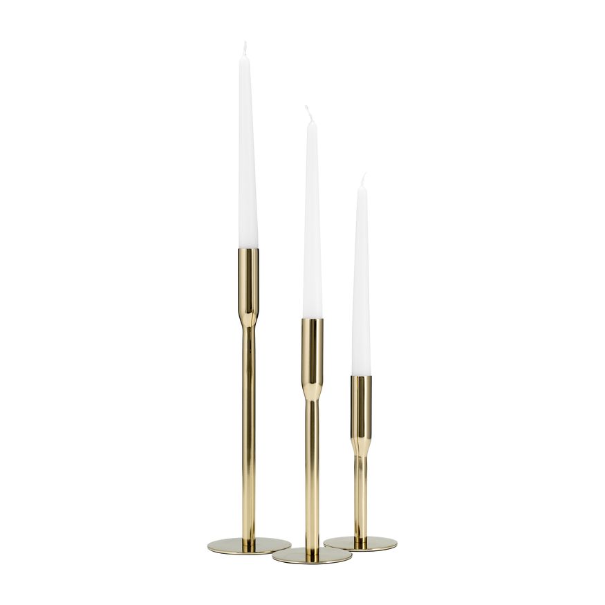 Sagebrook 8" Metal Taper Candle Holder - Gold