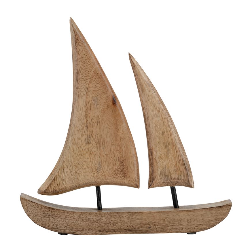 Sagebrook 11"x12" Wood Sailboat