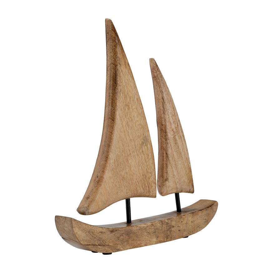 Sagebrook 11"x12" Wood Sailboat