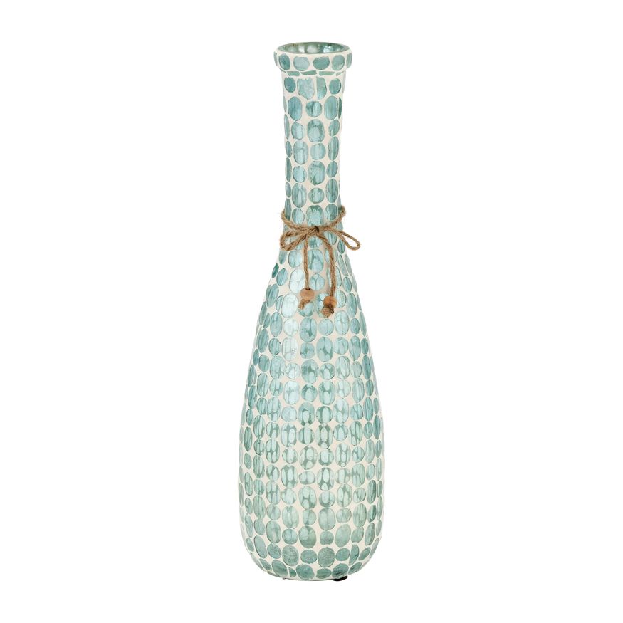 Sagebrook 16" Glass Mosaic Vase