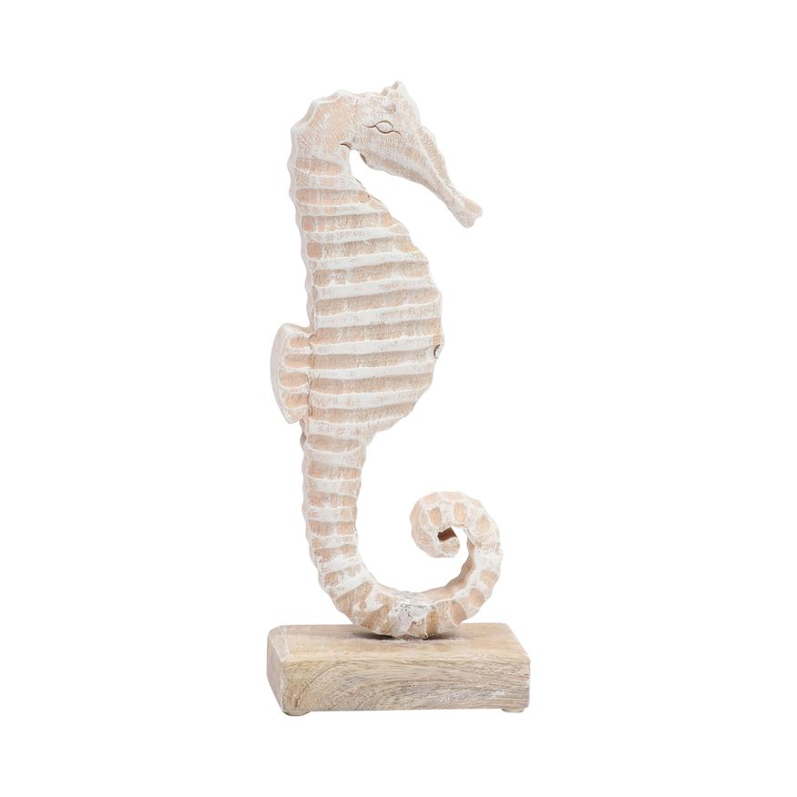 Sagebrook 11" Wood Seahorse