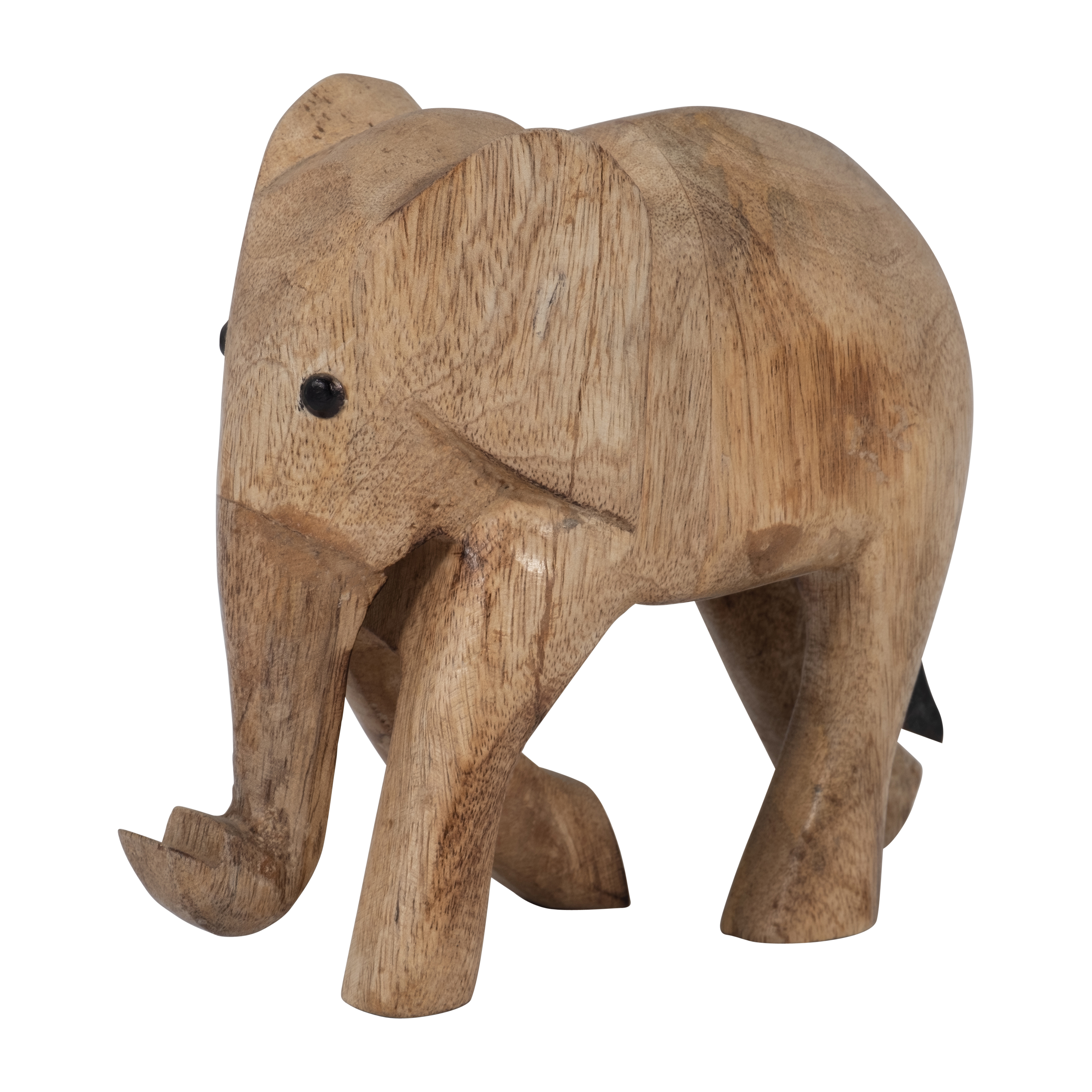 Sagebrook - 7" Wood Elephant Decor in Brown