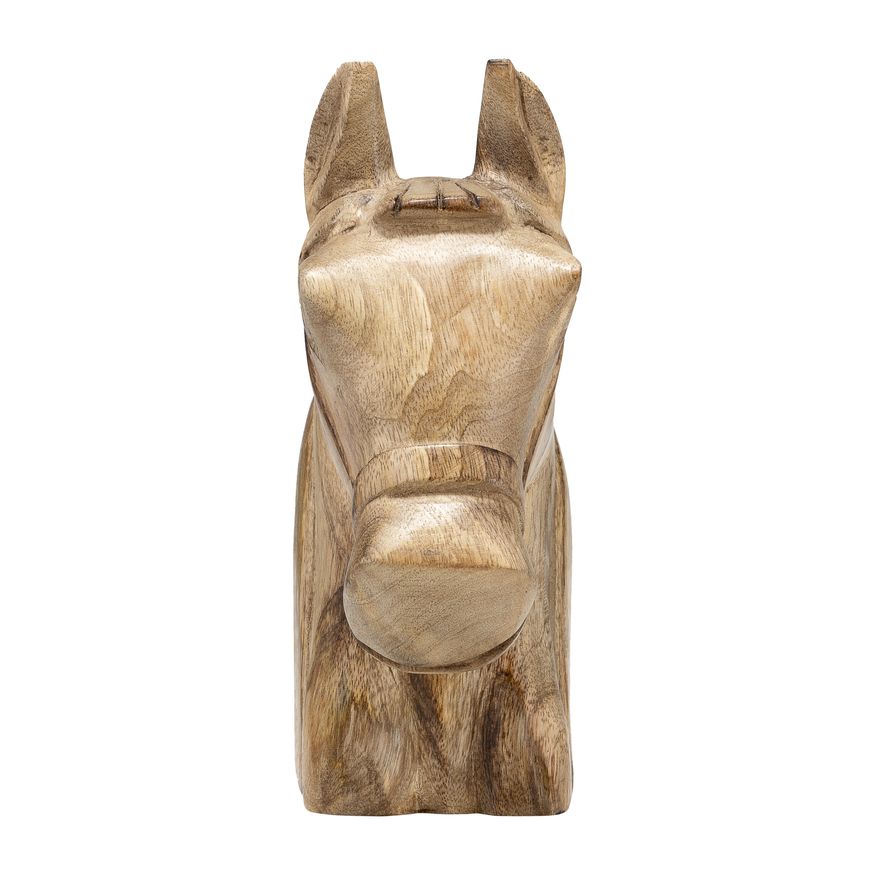 Sagebrook - 10" Wood Horse Head Decor in Brown