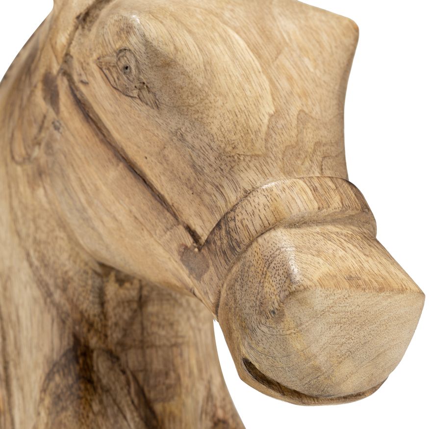 Sagebrook - 10" Wood Horse Head Decor in Brown