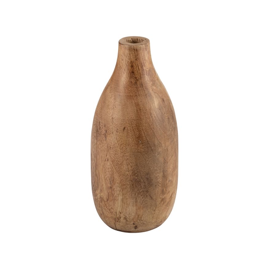 Sagebrook 10" Wood Vase