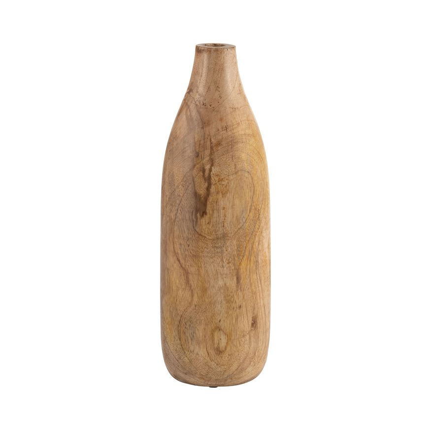 Sagebrook 10" Wood Vase