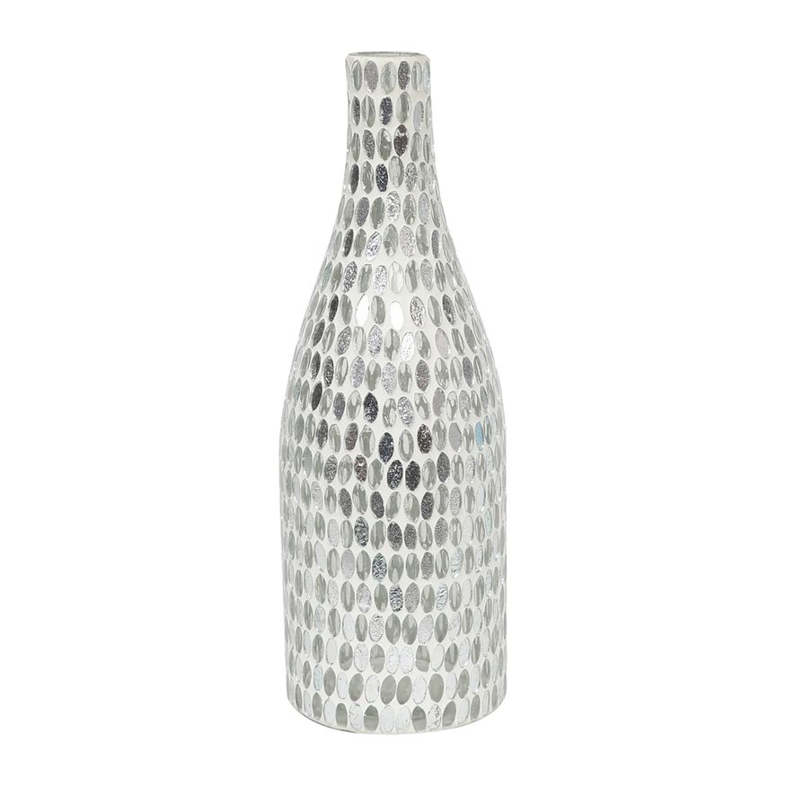 Sagebrook 13" Glass Mosaic Vase