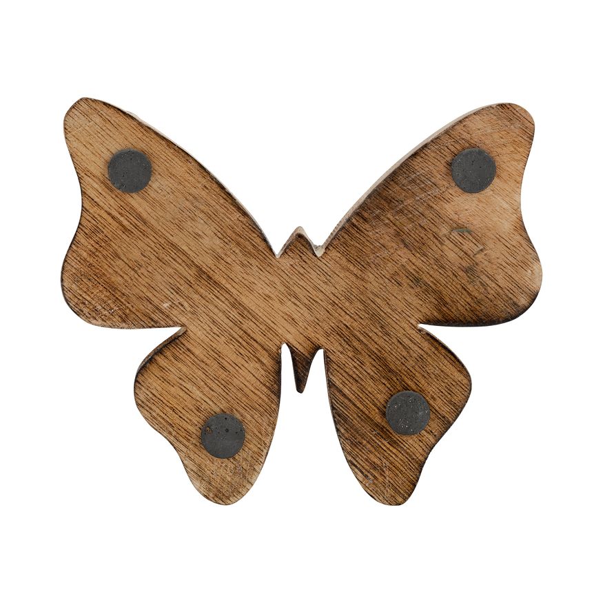 Sagebrook 6" Mosaic Butterfly - White