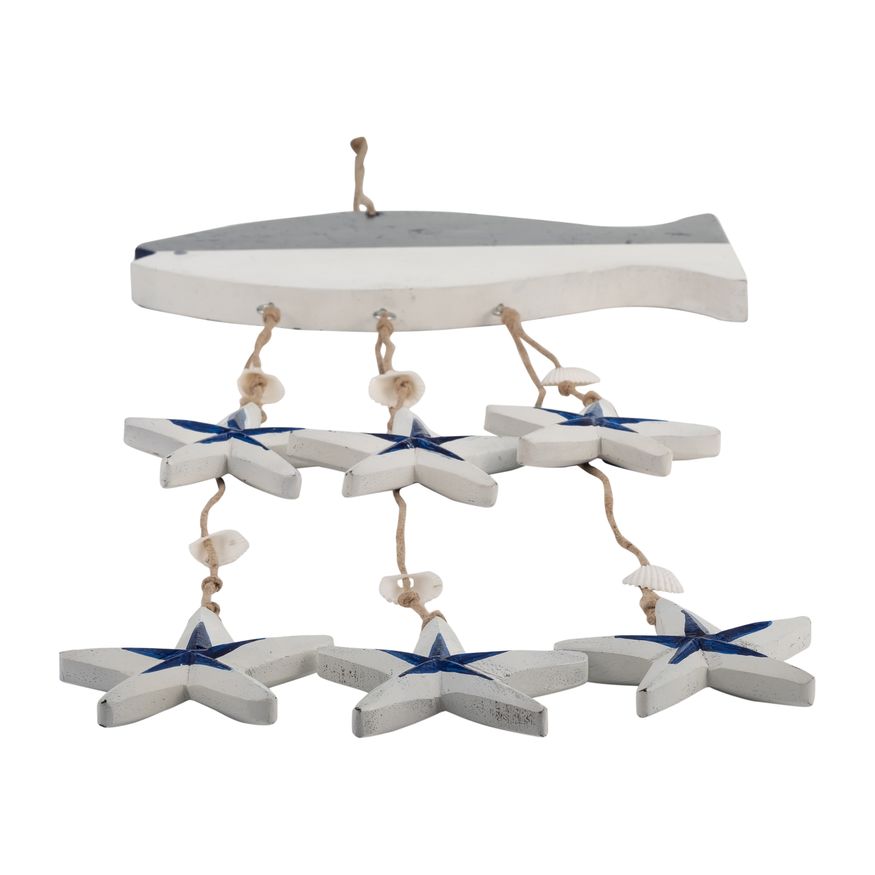 Sagebrook - 31" Wood Coastal Hangings in Multi