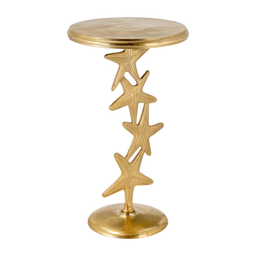 Sagebrook 14"/25" Metal Starfish Side Table - Gold