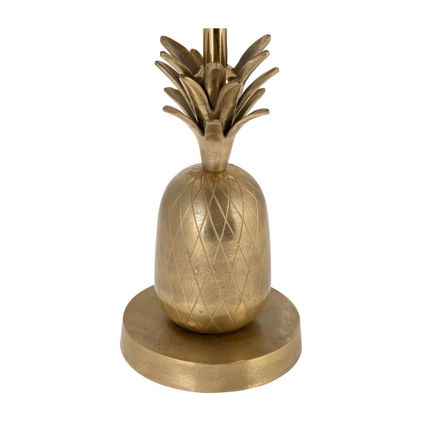 Sagebrook 15"/24" Metal Silver Pineapple Side Table - Gold