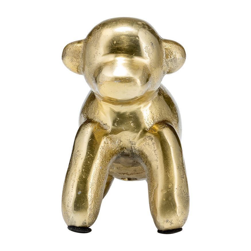 Sagebrook - 5" Metal Balloon Monkey in Gold