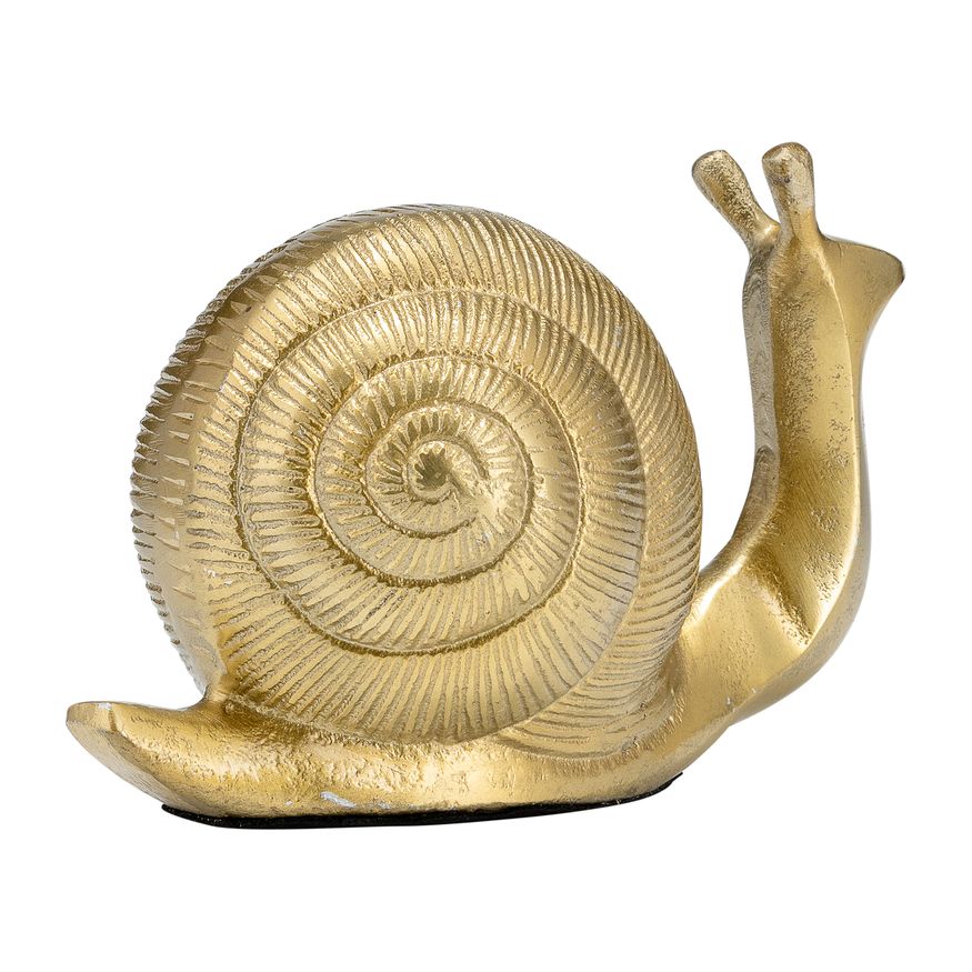 Sagebrook - 7" Metal Decor Snail in Gold