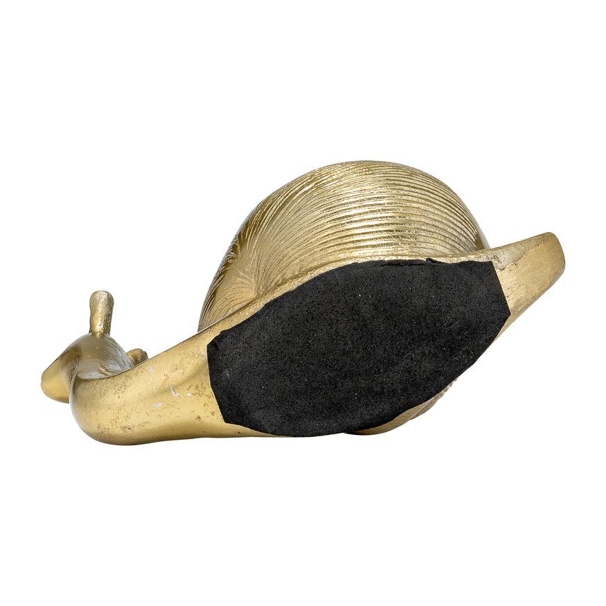 Sagebrook - 7" Metal Decor Snail in Gold