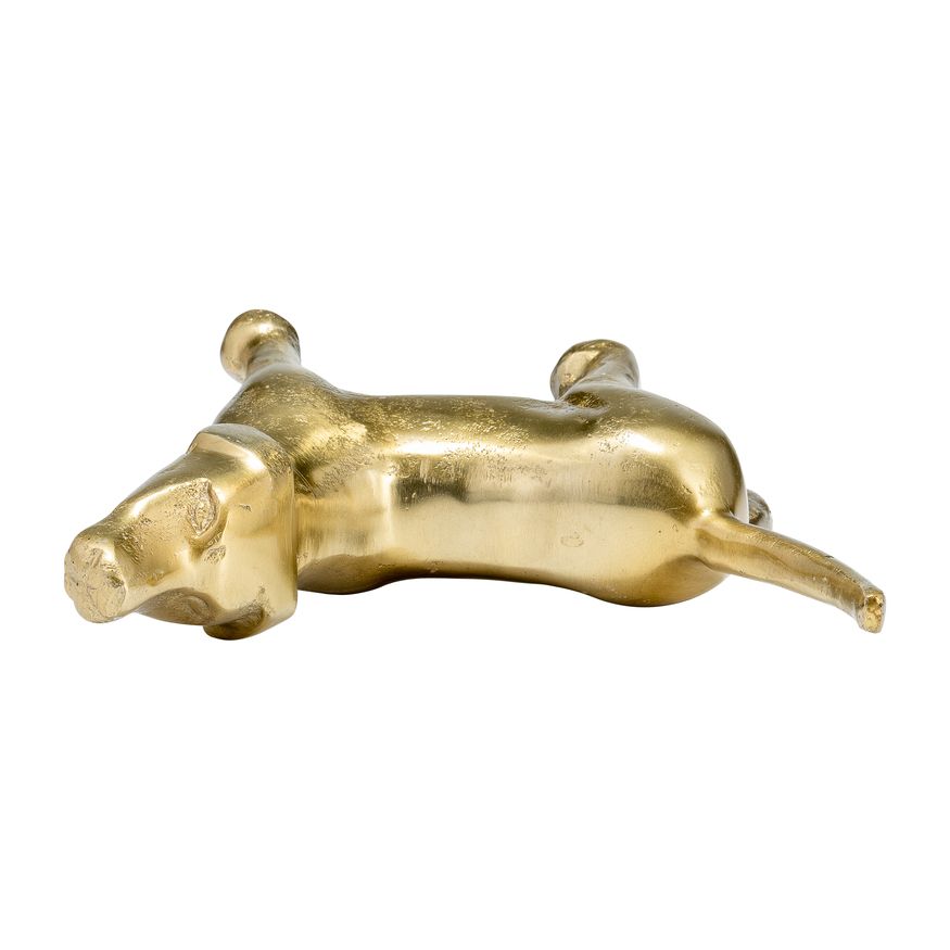 Sagebrook - 8" Metal Decor Howling Dog in Gold