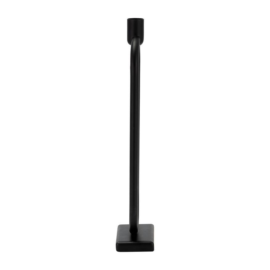 Sagebrook - 13" Metal Oval Taper Candle Holder in Black