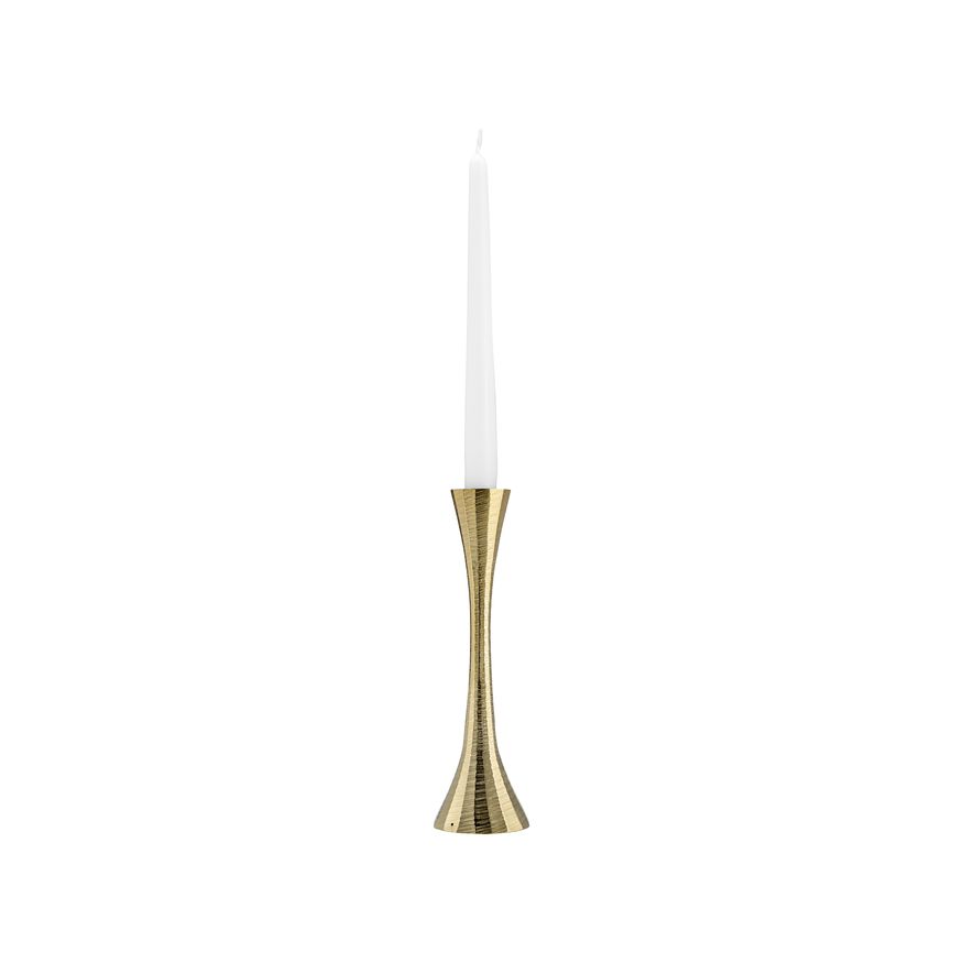 Sagebrook 9" Metal Taper Candle Holder - Brass