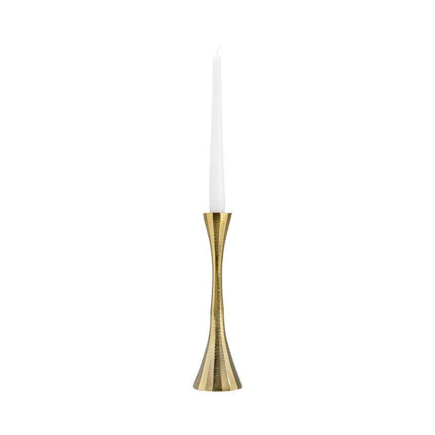 Sagebrook 10" Metal Taper Candle Holder - Brass